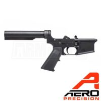 Aero Precision AR15 Carbine Complete Lower Receiver A2 Grip No Stock APAR501374 Black