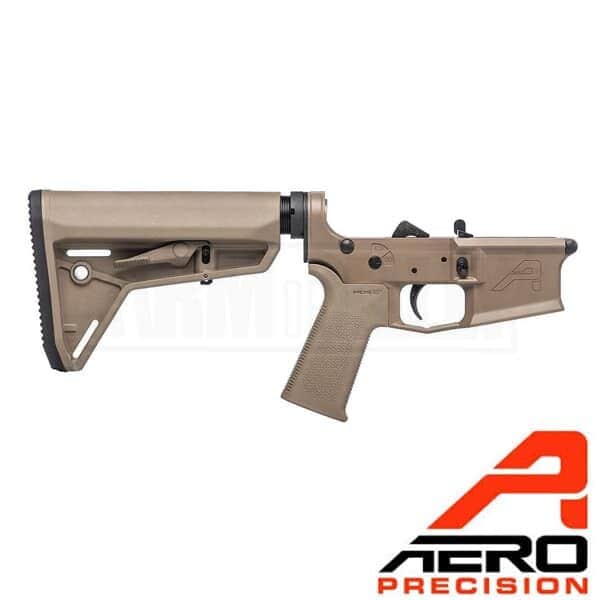 Aero Precision M4E1 Complete Lower Receiver Magpul SL Grip SL Carbine Stock FDE APAR600126