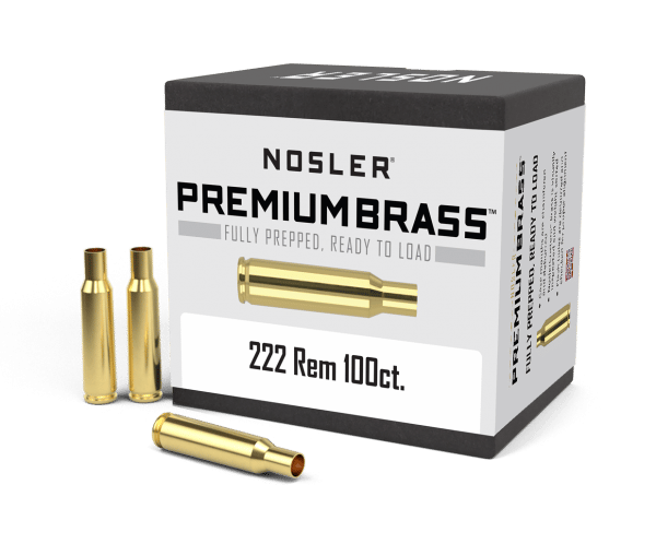 Nosler 222 Rem Premium Brass (100ct) - BRN10058