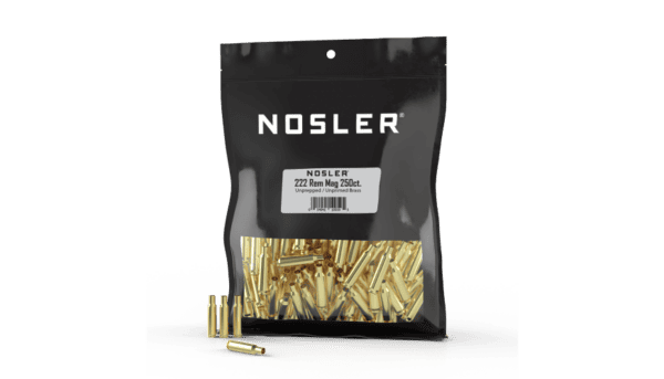 Nosler 222 Rem Mag Bulk Unprepped Brass  (250ct) - BRN10059