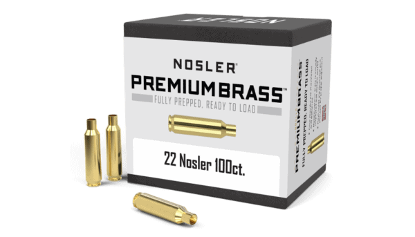 Nosler 22 Nosler Premium Brass (100ct) - BRN10067