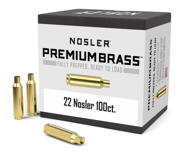 Nosler 22 Nosler Premium Brass (100ct) - BRN10067