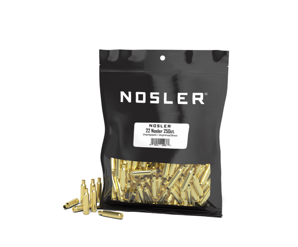 Nosler 22 Nosler Bulk Unprepped Brass (250ct) - BRN10068