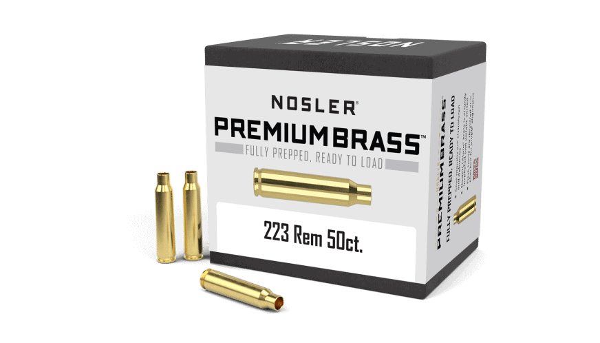 Nosler 223 Rem Premium Brass (100ct) - BRN10098