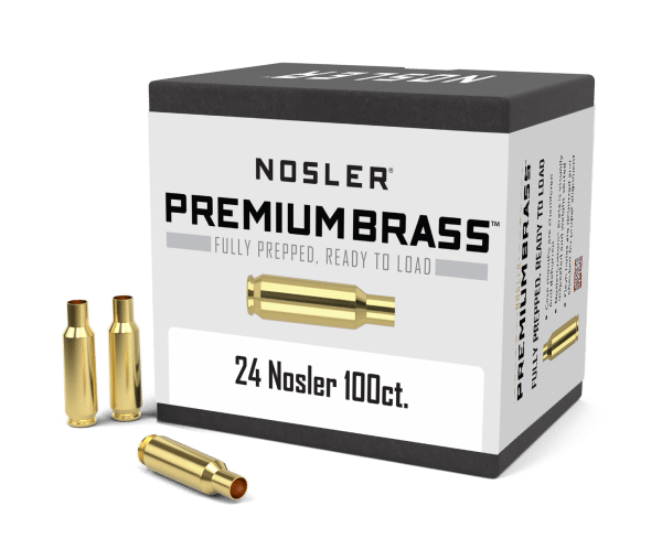 Nosler 24 Nosler Premium Brass (100ct) - BRN10085