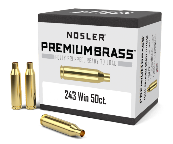 Nosler 243 Win Premium Brass (50ct) - BRN10105