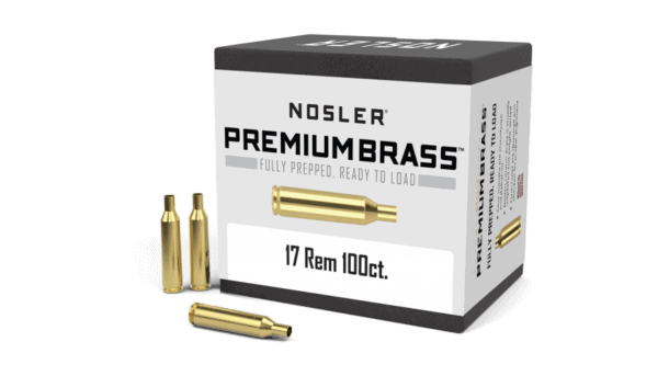 Nosler 17 Rem Premium Brass  (100ct) - BRN10128