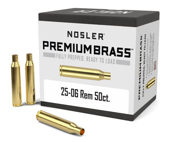 Nosler 25-06 Rem Premium Brass (50ct) - BRN10132