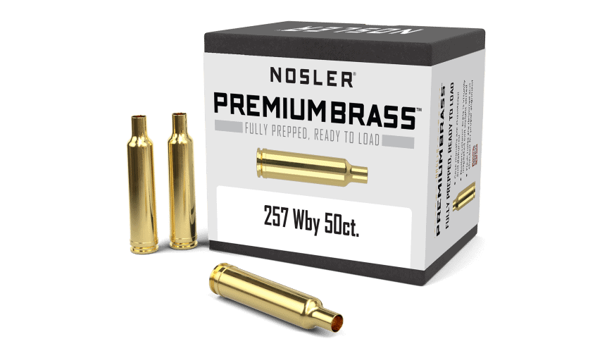Nosler 257 Weatherby Premium Brass (50ct) - BRN10138