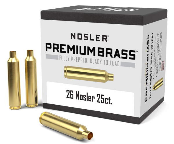Nosler 26 Nosler Premium Brass  (25ct) - BRN10140