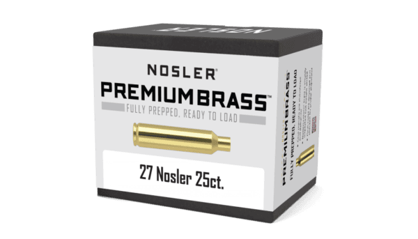 Nosler 27 Nosler Premium Brass (25ct) - BRN10145