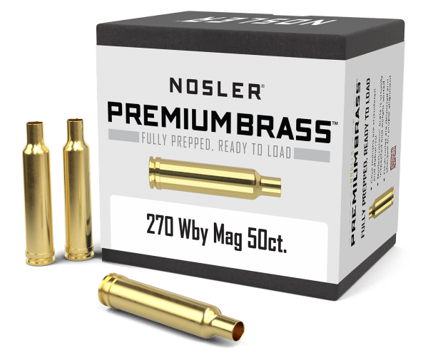 Nosler 270 Wby Premium Brass (50ct) - BRN10147