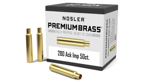 Nosler 280 Ack Imp Premium Brass (50ct) - BRN10175
