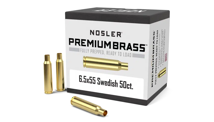 Nosler 6.5x55 Swed Mauser Premium Brass  (50ct) - BRN10212