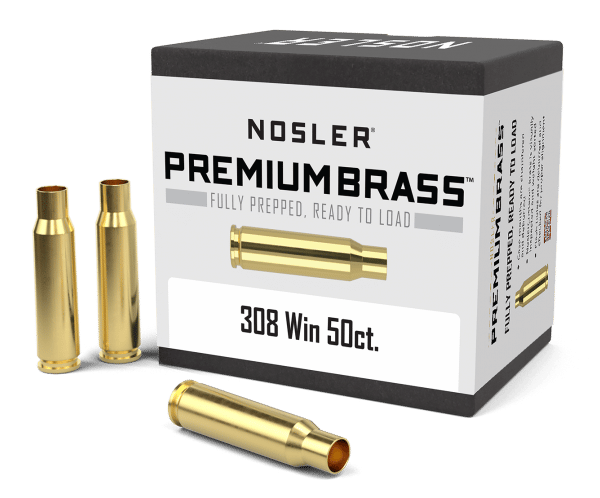 Nosler 308 Win Premium Brass  (50ct) - BRN10225