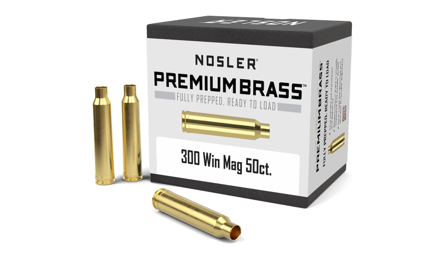 Nosler 300 Win Mag Premium Brass (50ct) - BRN10227