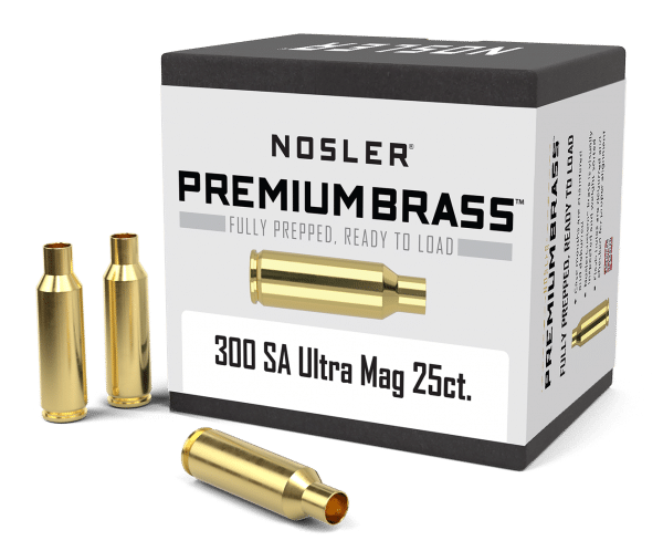 Nosler 300 SA Ultra Mag Premium Brass (25ct) - BRN10228