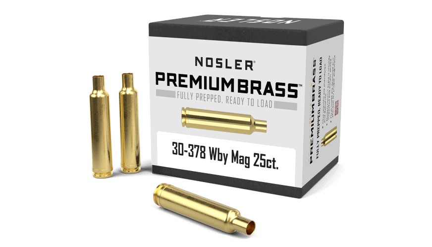 Nosler 30-378 WBY Premium Brass (25ct) - BRN10235