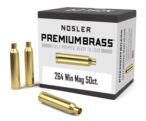 Nosler 264 Win Mag Premium Brass  (50ct) - BRN11234