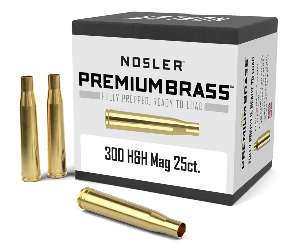 Nosler 300 H&H Premium Brass  (25ct) - BRN11800