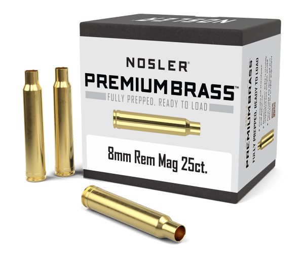 Nosler 8mm Rem Mag Premium Brass (25ct) - BRN11892