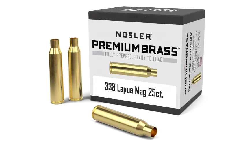 Nosler 338 Lapua Premium Brass (25ct) - BRN11914