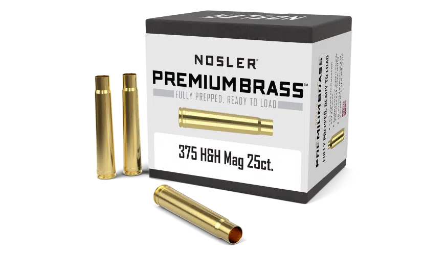 Nosler 375 H&H Premium Brass (25ct) - BRN11930