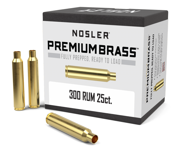 Nosler 300 RUM Premium Brass (25ct) - BRN11940