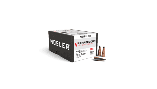 Nosler 22 Caliber 50gr FB Tipped Varmageddon (100ct) - BN17223