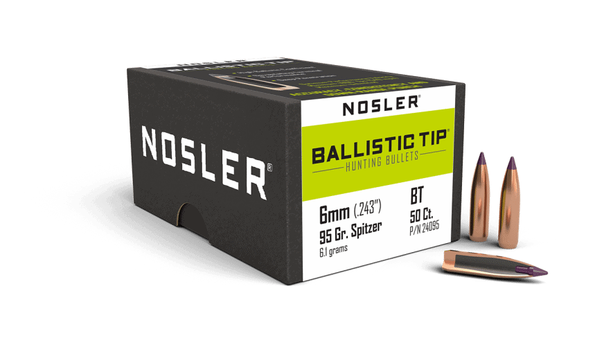 Nosler 6mm 95gr Ballistic Tip Hunting (50ct) - BN24095