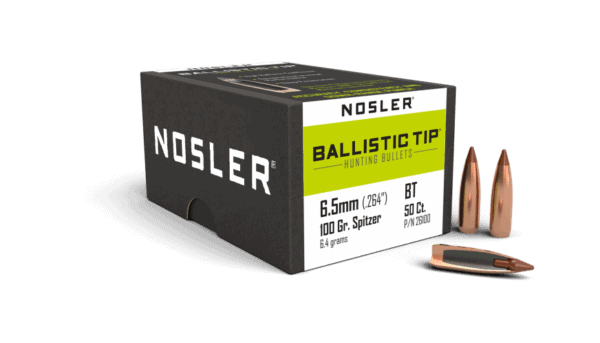 Nosler 6.5mm 100gr Ballistic Tip Hunting  (50ct) - BN26100