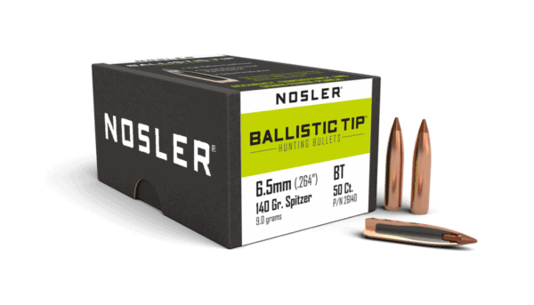 Nosler 6.5mm 140gr Ballistic Tip Hunting (50ct) - BN26140