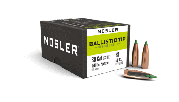 Nosler 30 Caliber 150gr Ballistic Tip Hunting (50ct) - BN30150