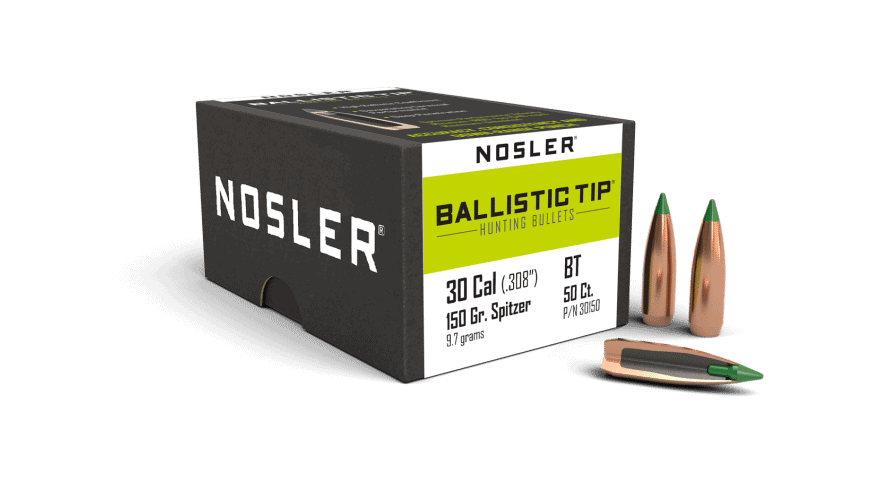Nosler 30 Caliber 150gr Ballistic Tip Hunting (50ct) - BN30150