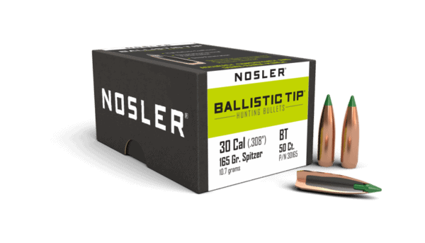 Nosler 30 Caliber 165gr Ballistic Tip Hunting (50ct) - BN30165