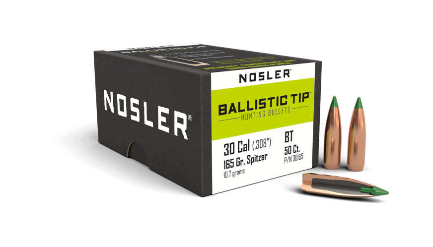 Nosler 30 Caliber 165gr Ballistic Tip Hunting (50ct) - BN30165