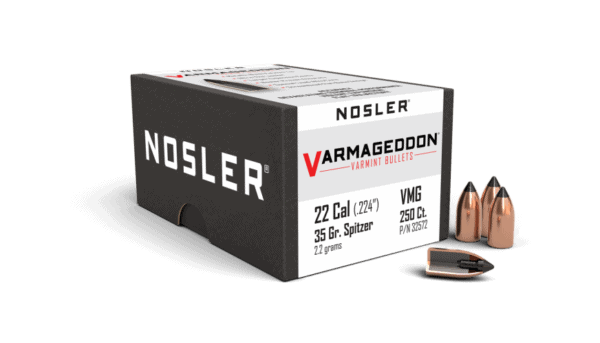 Nosler 22 Caliber 35gr FB Tipped Varmageddon (250ct) - BN32572