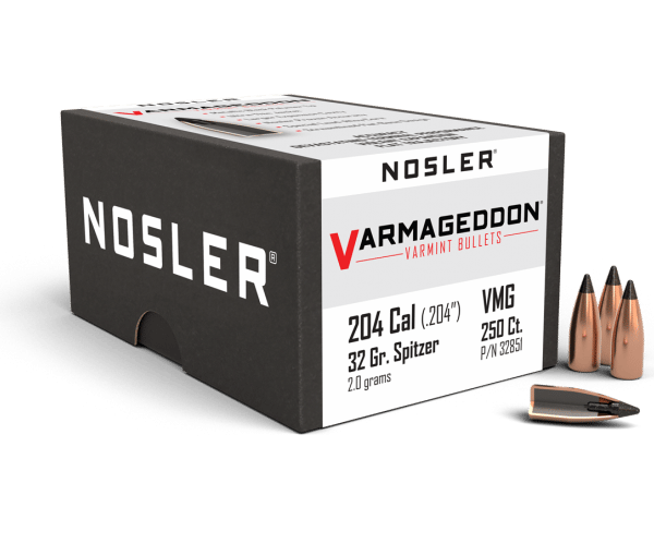 Nosler 20 Caliber 32gr FB Tipped Varmageddon (250ct) - BN32851