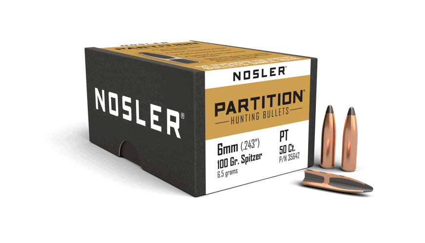 Nosler 6mm 100gr Partition  (50ct) - BN35642