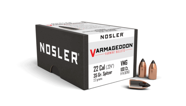 Nosler 22 Caliber 35gr FB Tipped Varmageddon (100ct) - BN36763