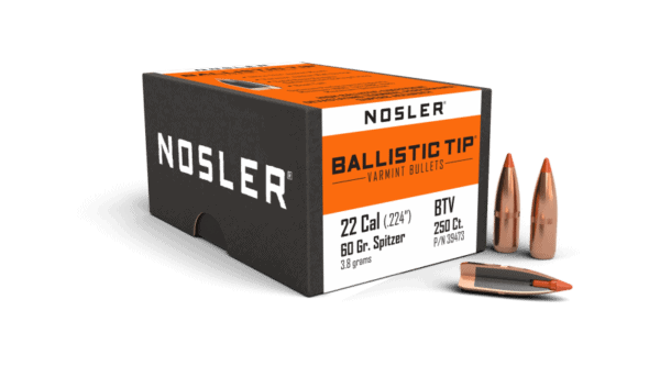 Nosler 22 Caliber 60gr Cann Ballistic Tip Varmint (250ct) - BN39473