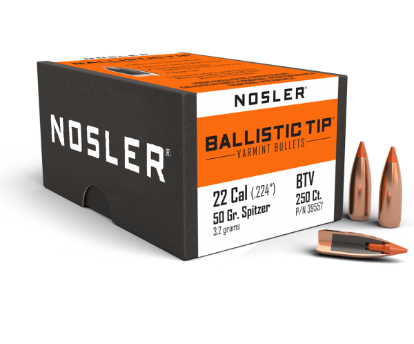 Nosler 22 Caliber 50gr Ballistic Tip Varmint (250ct) - BN39557