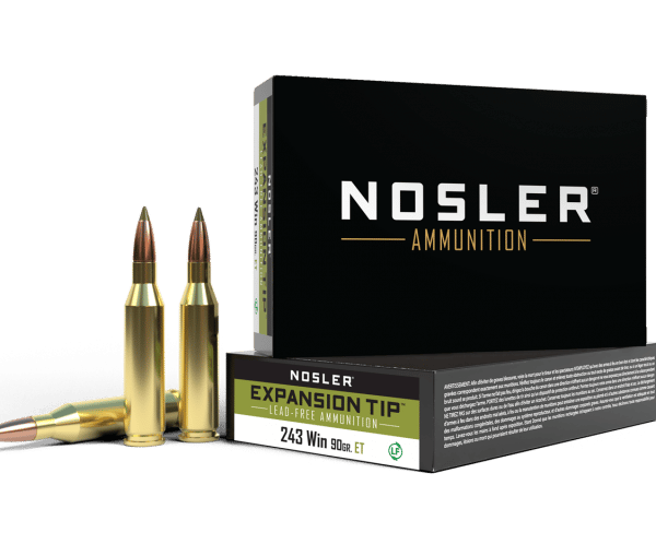 Nosler 243 Winchester 90gr Expansion Tip Ammunition (20ct) - 40030