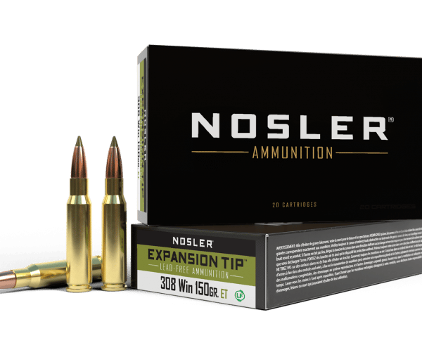 Nosler 308 Winchester 150gr Expansion Tip Ammunition (20ct) - 40034