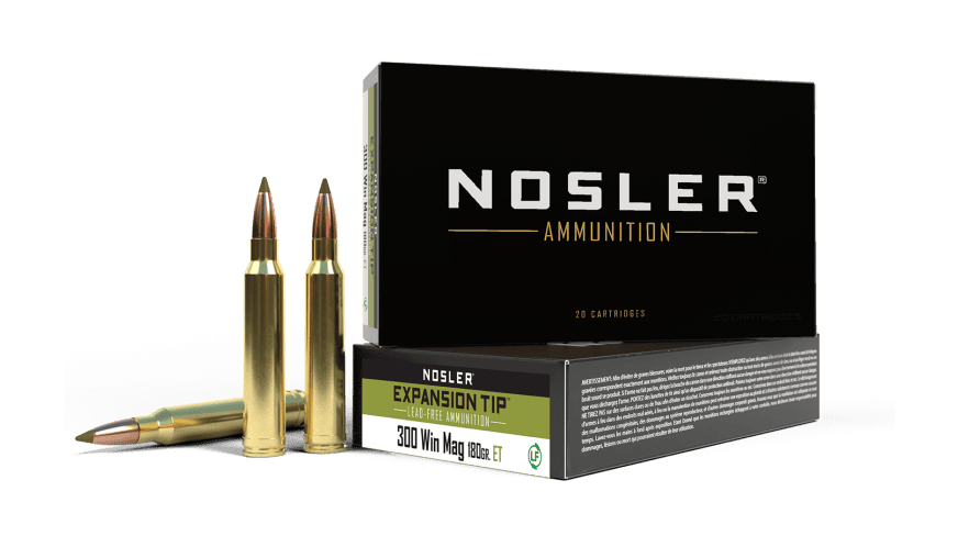Nosler 300 Winchester Magnum 180gr Expansion Tip Ammunition (20ct) - 40038