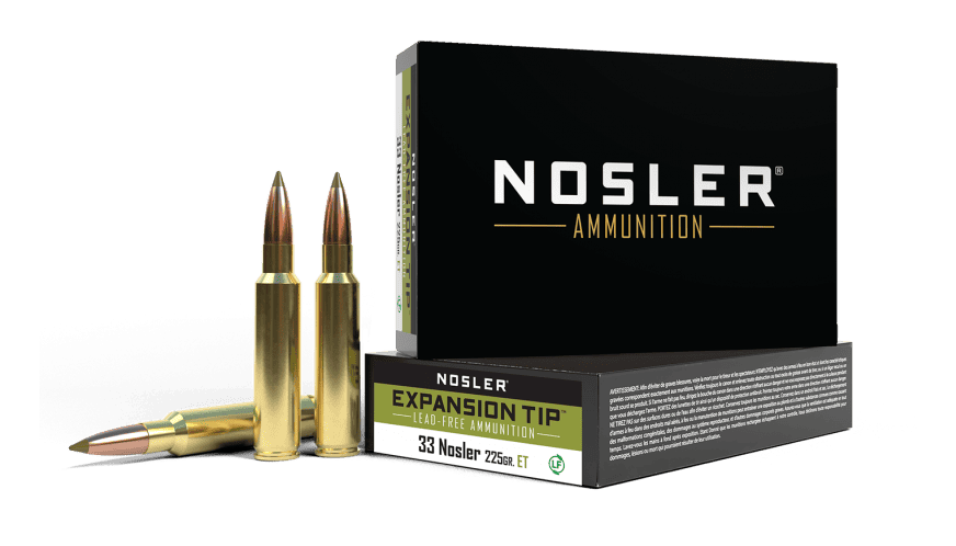 Nosler 33 Nosler 225gr Expansion Tip Ammunition (20ct) - 40042