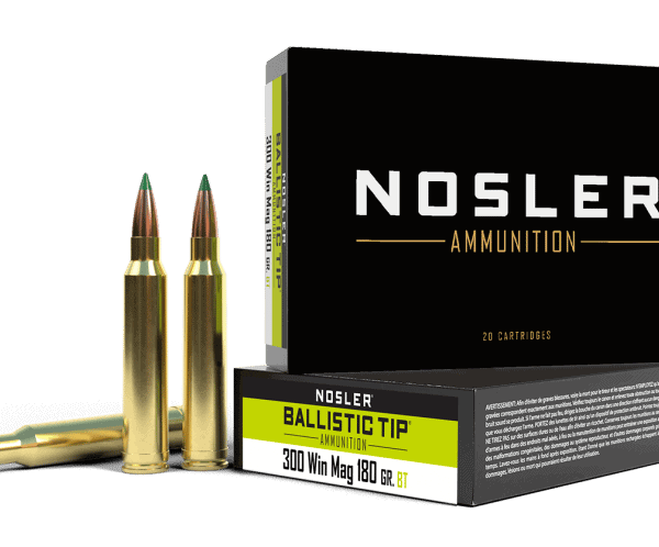 Nosler 300 Win Mag 180gr Ballistic Tip Hunting Ammunition (20ct) - 40053