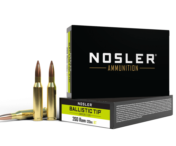 Nosler 260 Rem 120gr Ballistic Tip Hunting Ammunition (20ct) - 40056