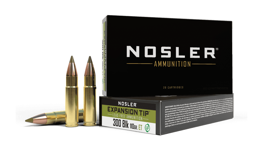 Nosler 300 AAC Blackout 110gr Expansion Tip Ammunition (20ct) - 40660