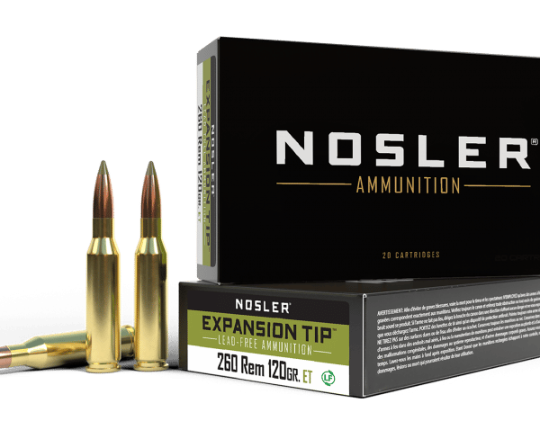 Nosler 260 Remington 120gr Expansion Tip Ammunition (20ct) - 40672
